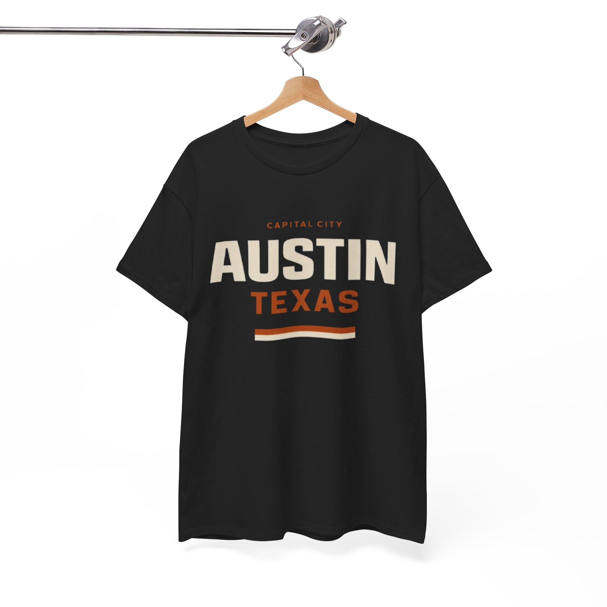 White Smoke Austin Texas Capital City Graphic T-Shirt – Minimalist City Streetwear Tee