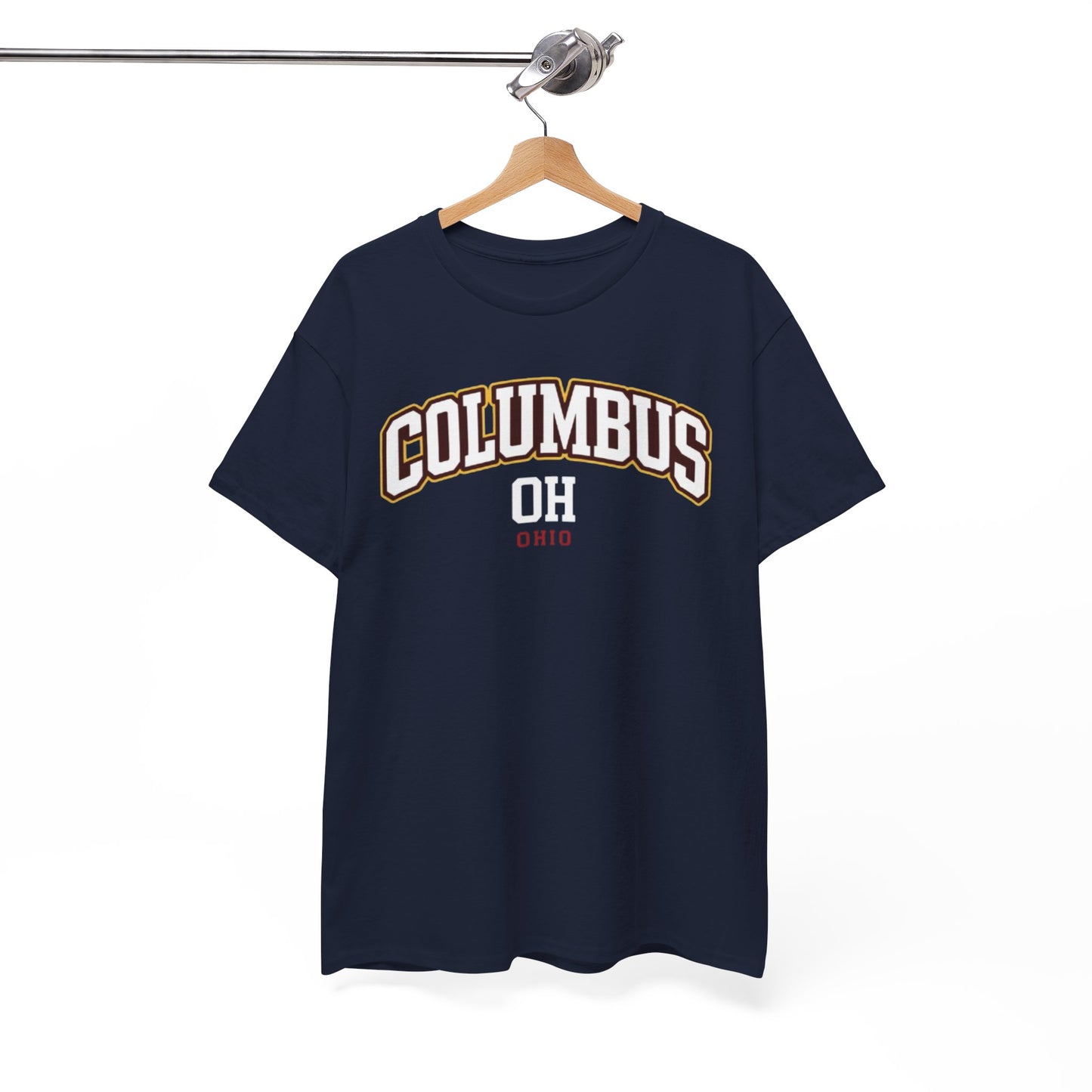 White Smoke Columbus OH Retro Arch T‑Shirt — Vintage City Tee