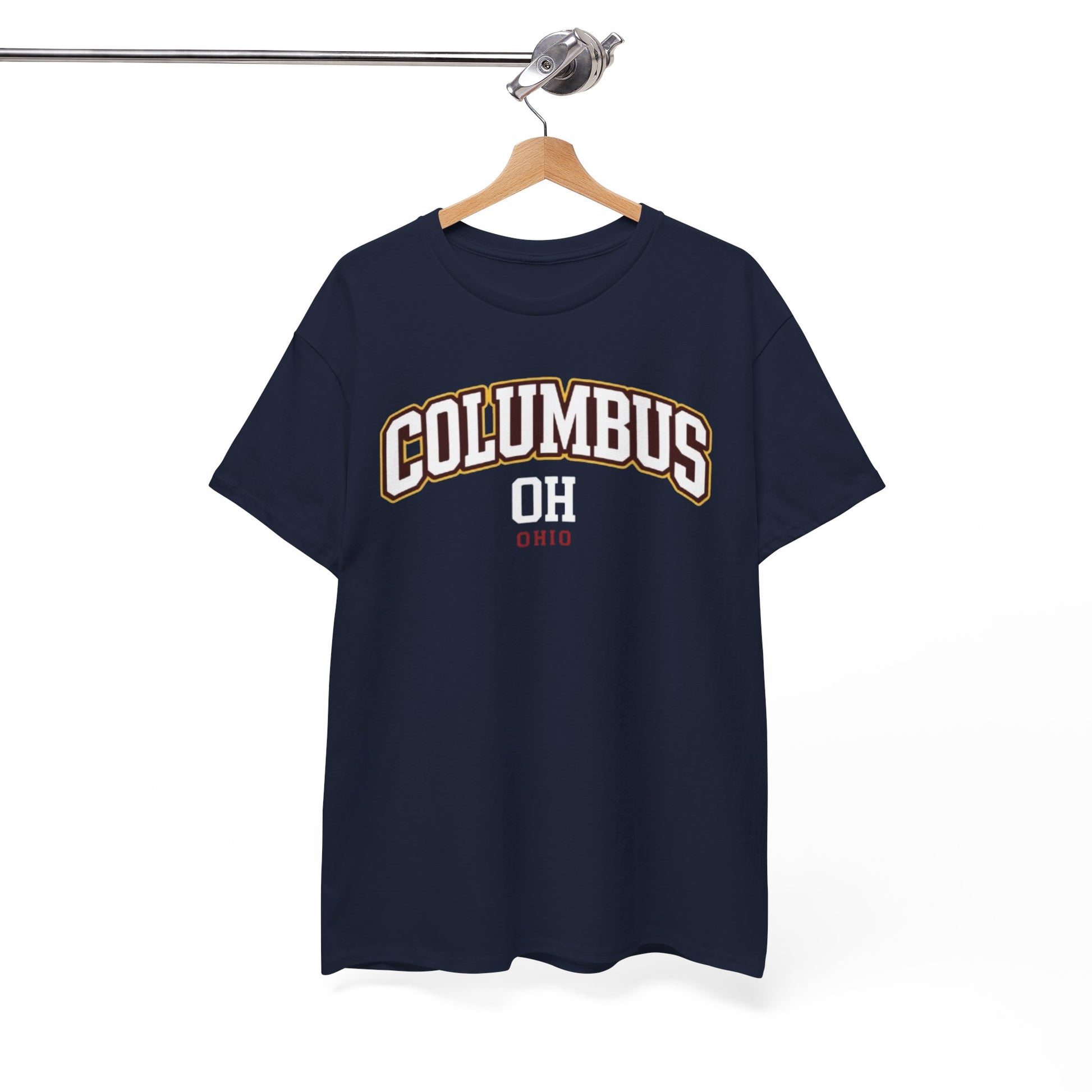 White Smoke Columbus OH Retro Arch T‑Shirt — Vintage City Tee