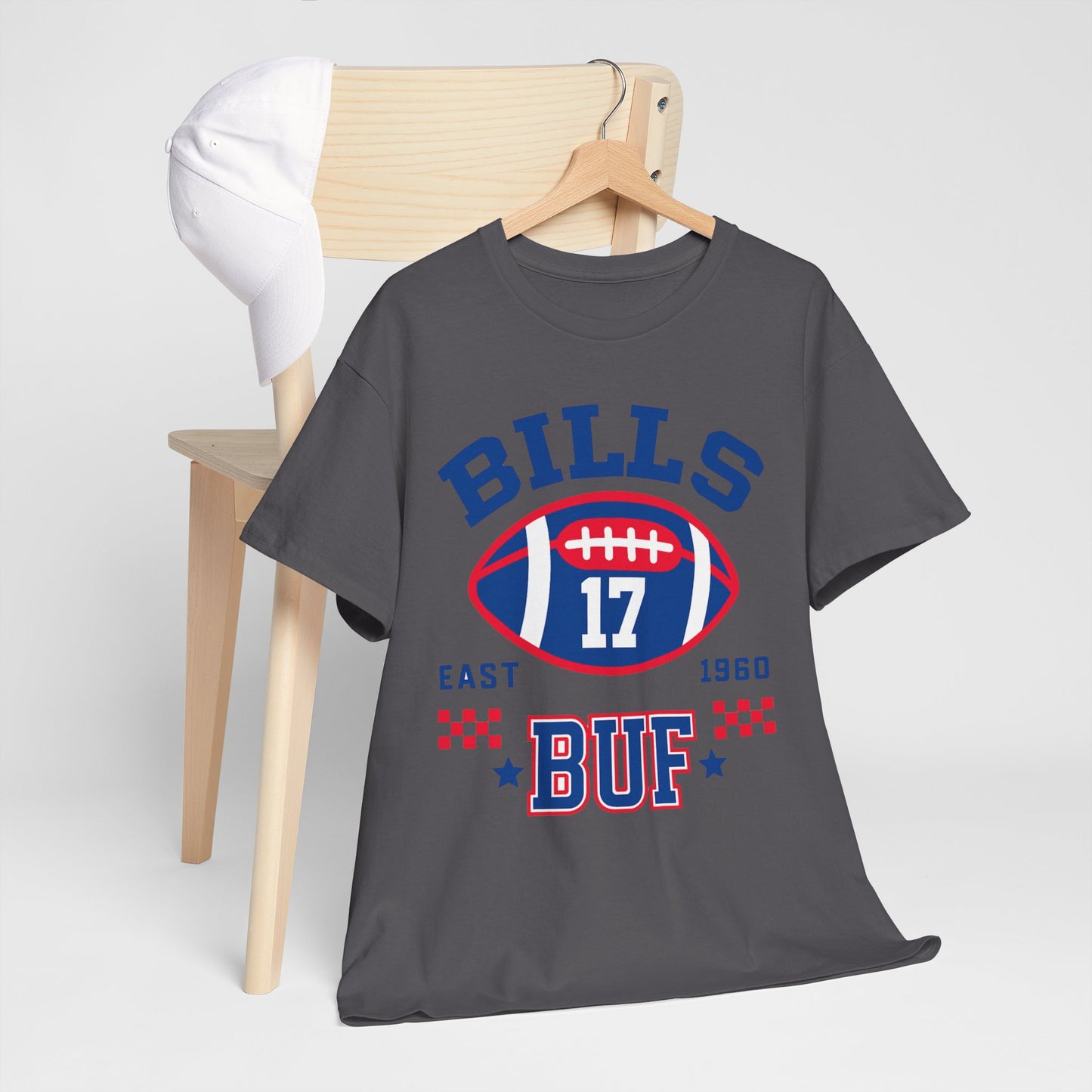 Buffalo Buf Football Tee – Retro #17  Fan Shirt