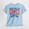 Lavender Buffalo 1960 The Queen City Team Tee — Vintage New York Sports Shirt