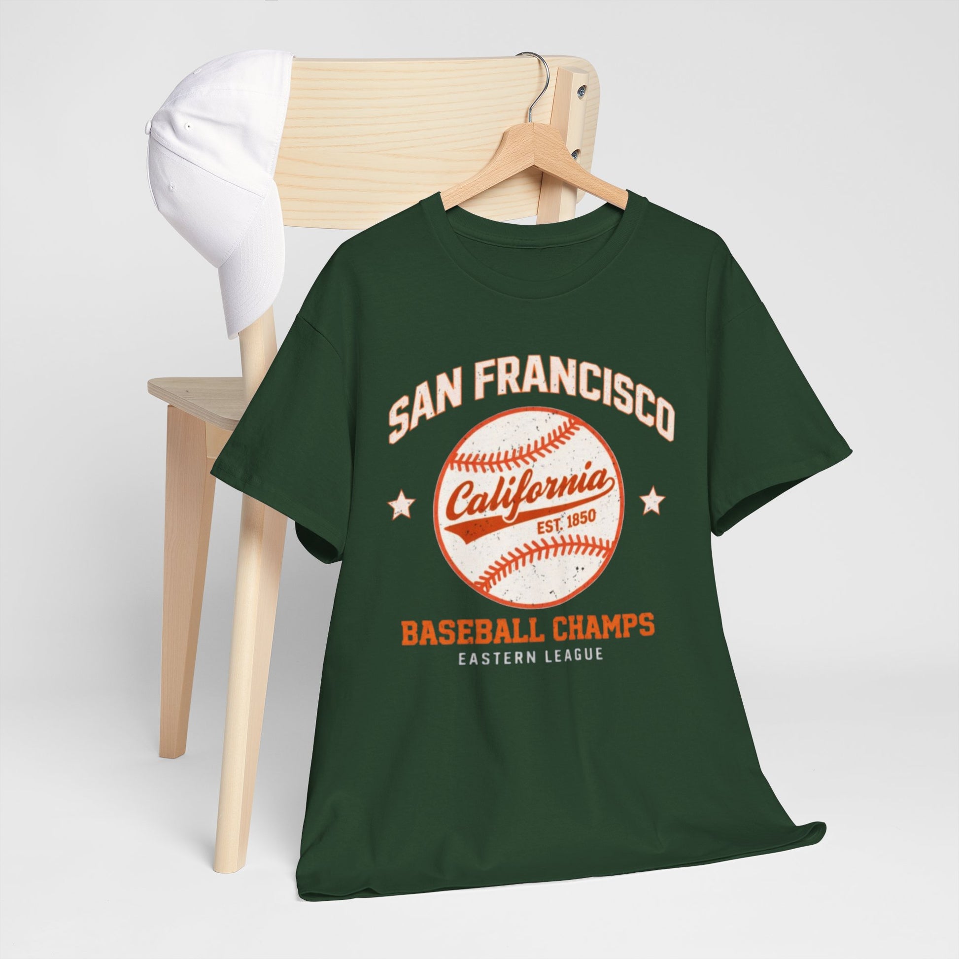 Lavender San Francisco Baseball Champs Tee — California Vintage Baseball Graphic T-Shirt