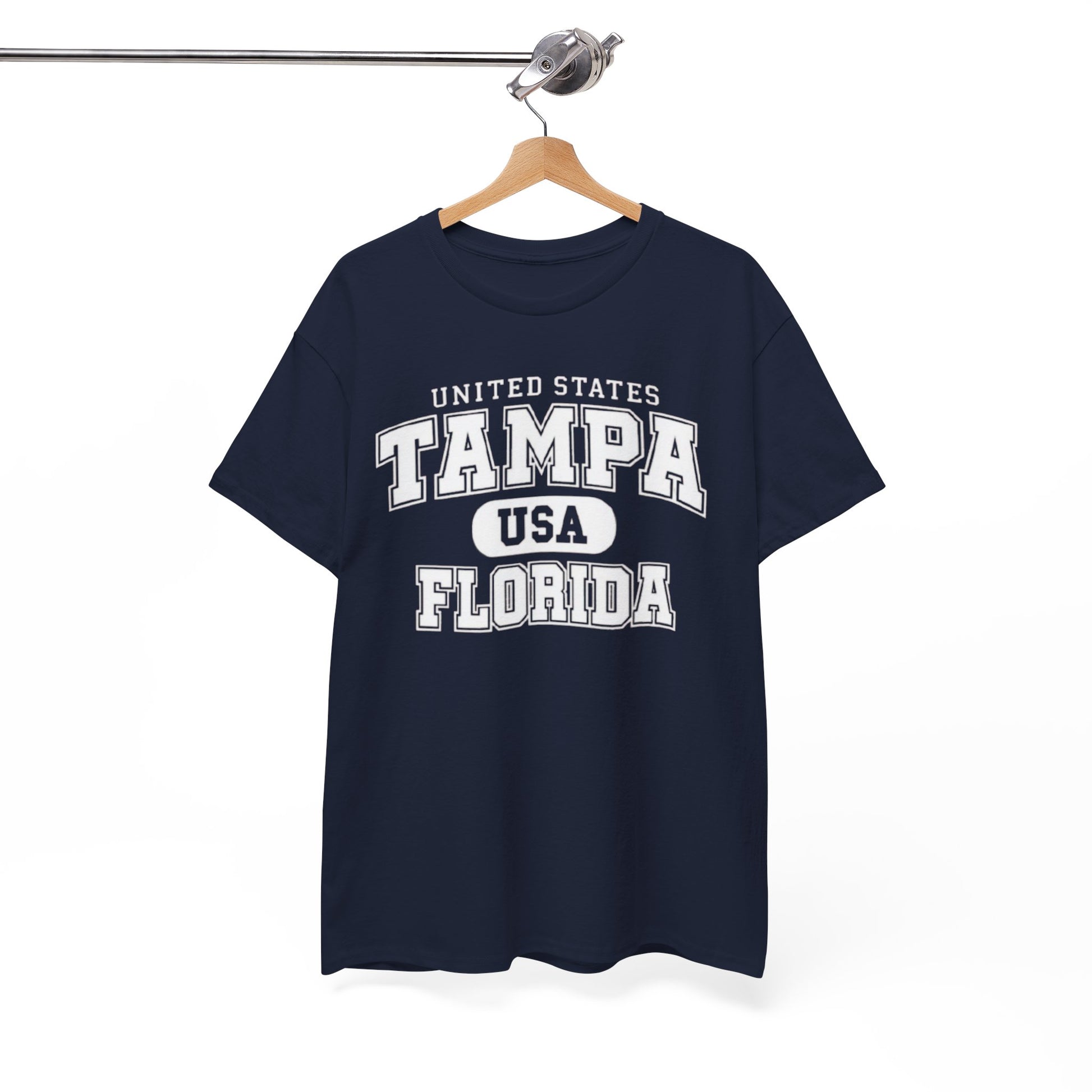 White Smoke Tampa Florida USA Retro Athletic T-Shirt