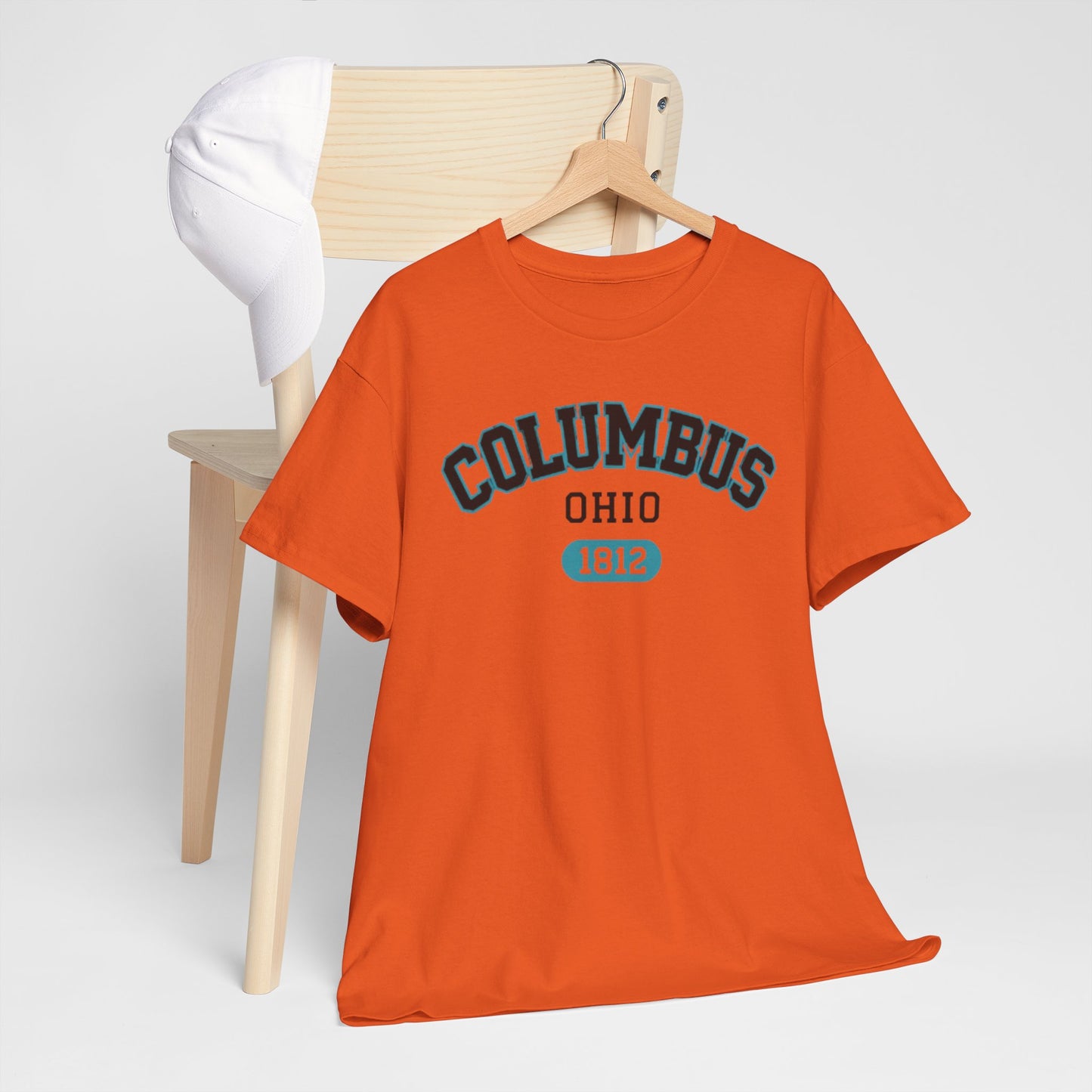 Chocolate Columbus Ohio 1812 Tee — City Graphic T-Shirt