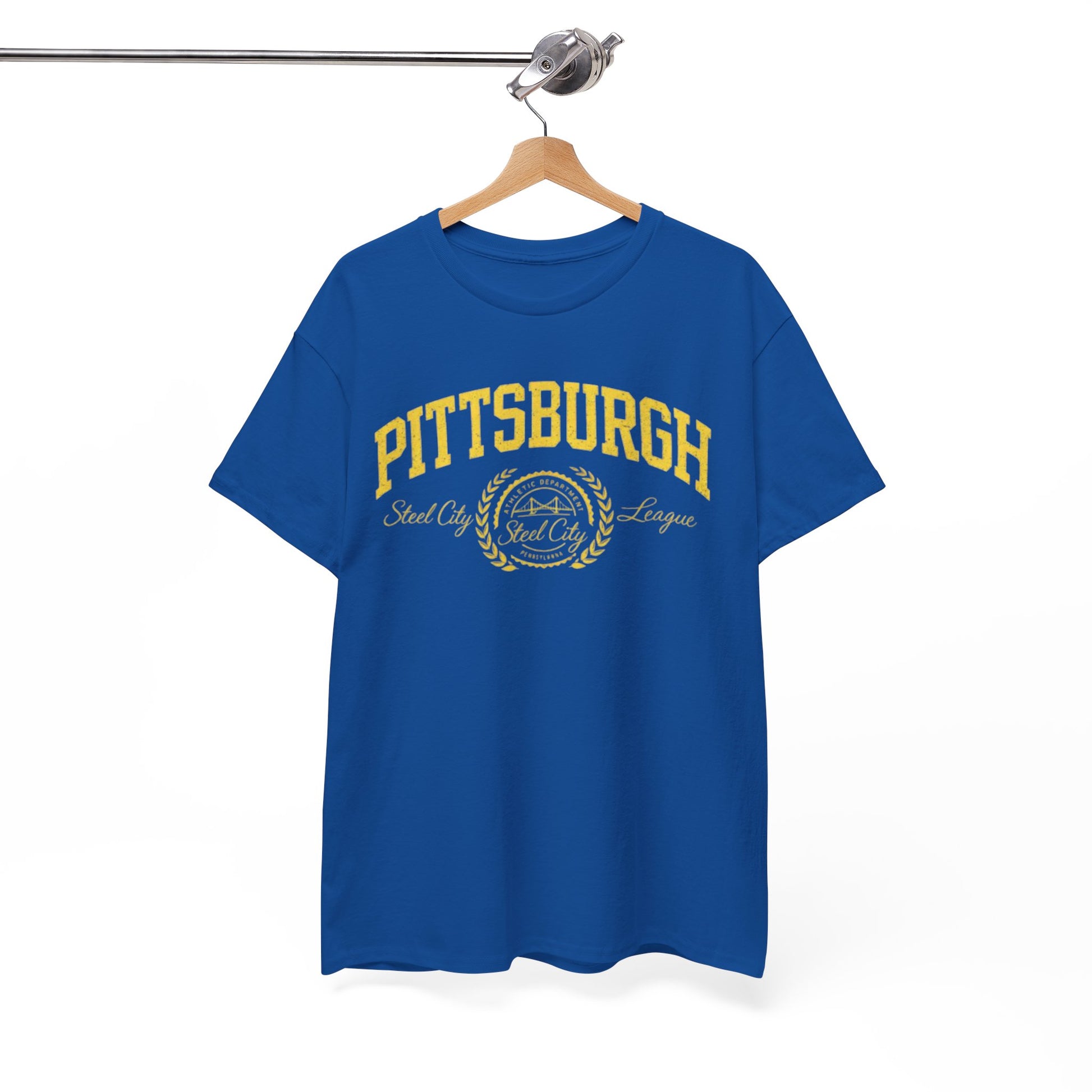 Pittsburgh Vintage Seal Tee Retro athletic and varsity layouts T-Shirt streetwear fashion product image 4