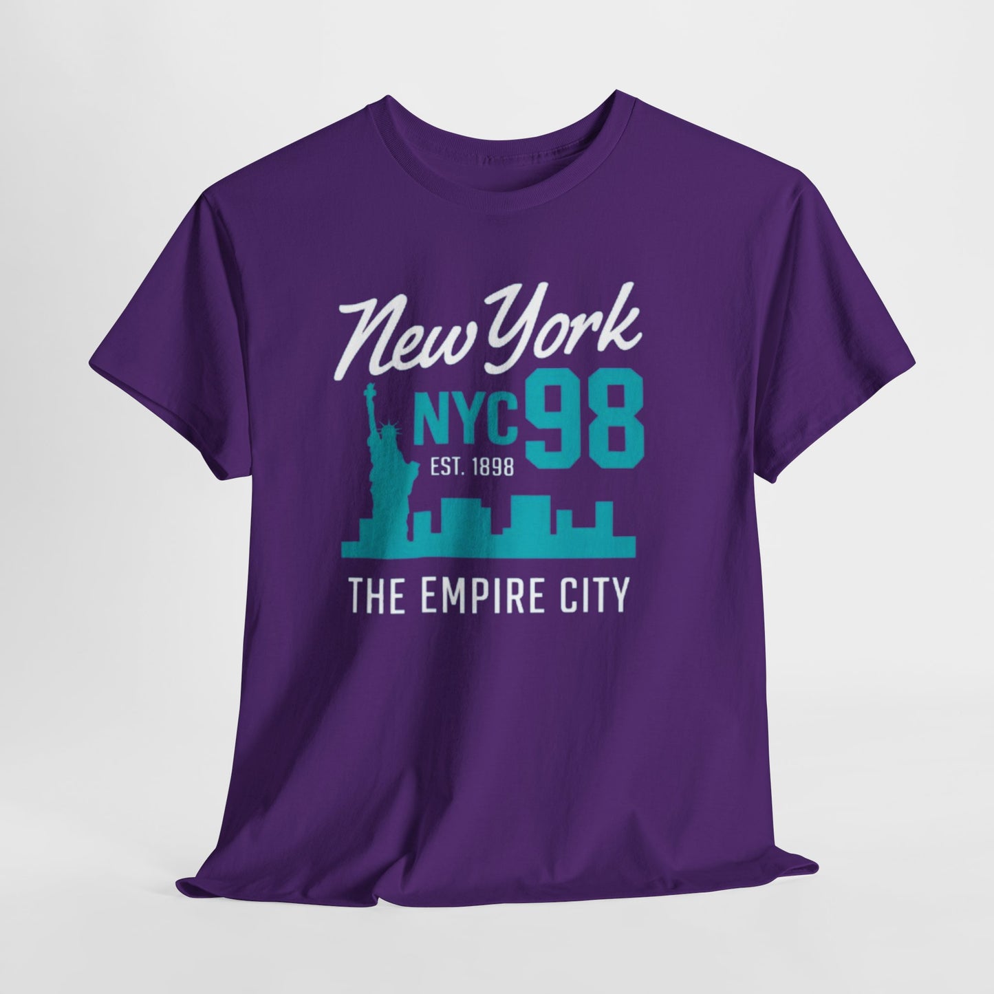 Dark Slate Blue New York T-Shirt NYC 98 – Empire City Urban Athletic Streetwear Tee