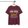 San Jose Golden State Football Tee — "Don't Mess With California" Vintage Sports T‑Shirt