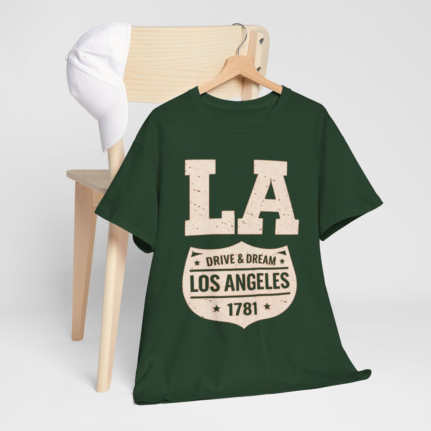 Lavender Los Angeles Drive and Dream T-Shirt – Oversized West Coast Streetwear City Tee