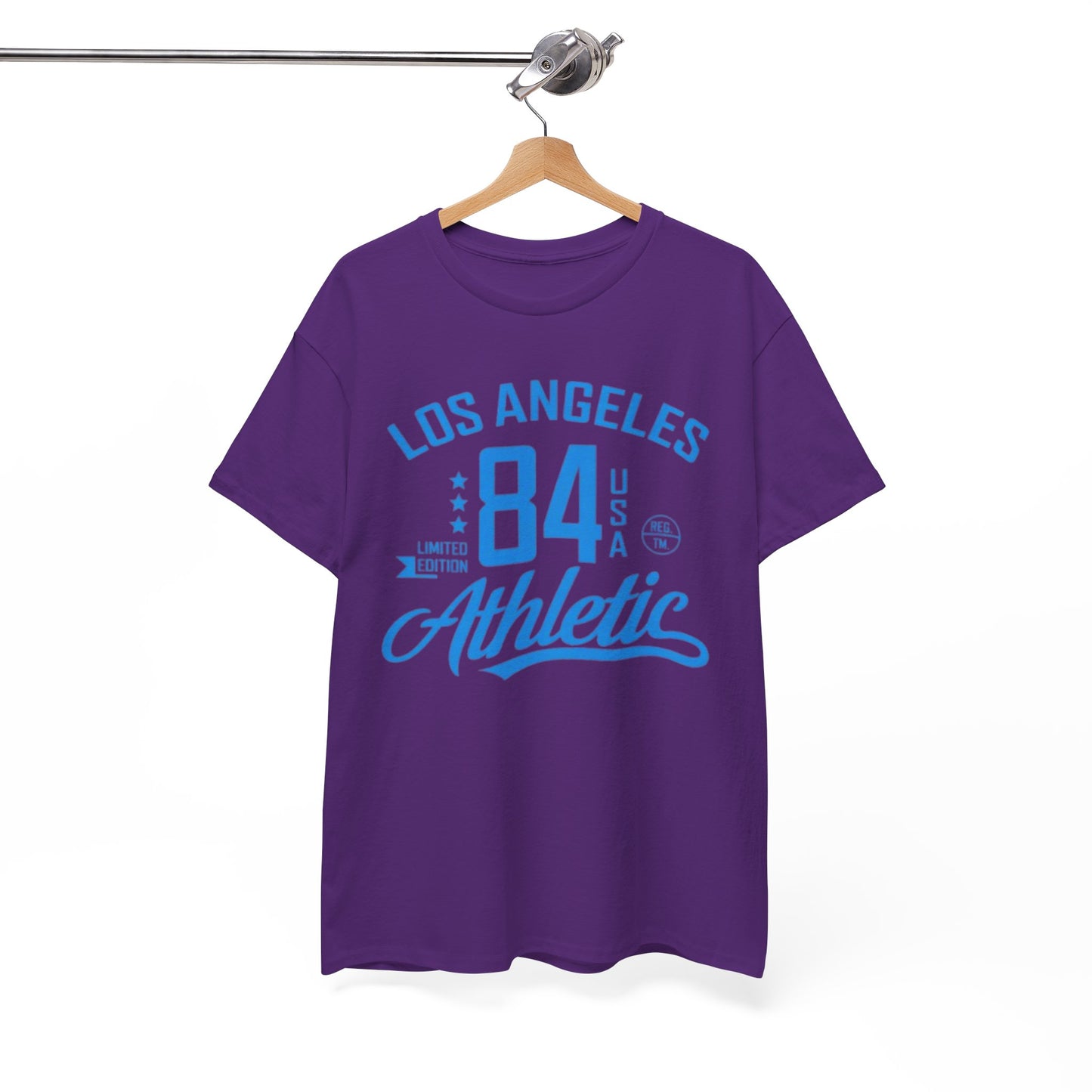 Los Angeles athletic shirt  vintage sports  84 jersey tee  college style shirt