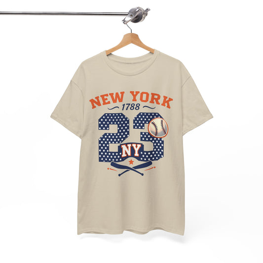 Baseball New York 23 T-Shirt — Retro NY Baseball Tee