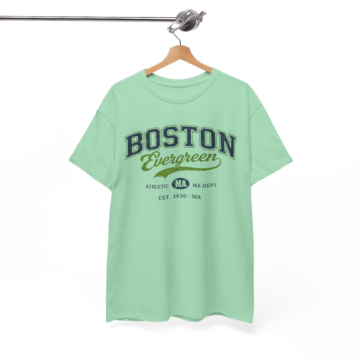 Boston Evergreen T-Shirt — Vintage Athletic City Tee