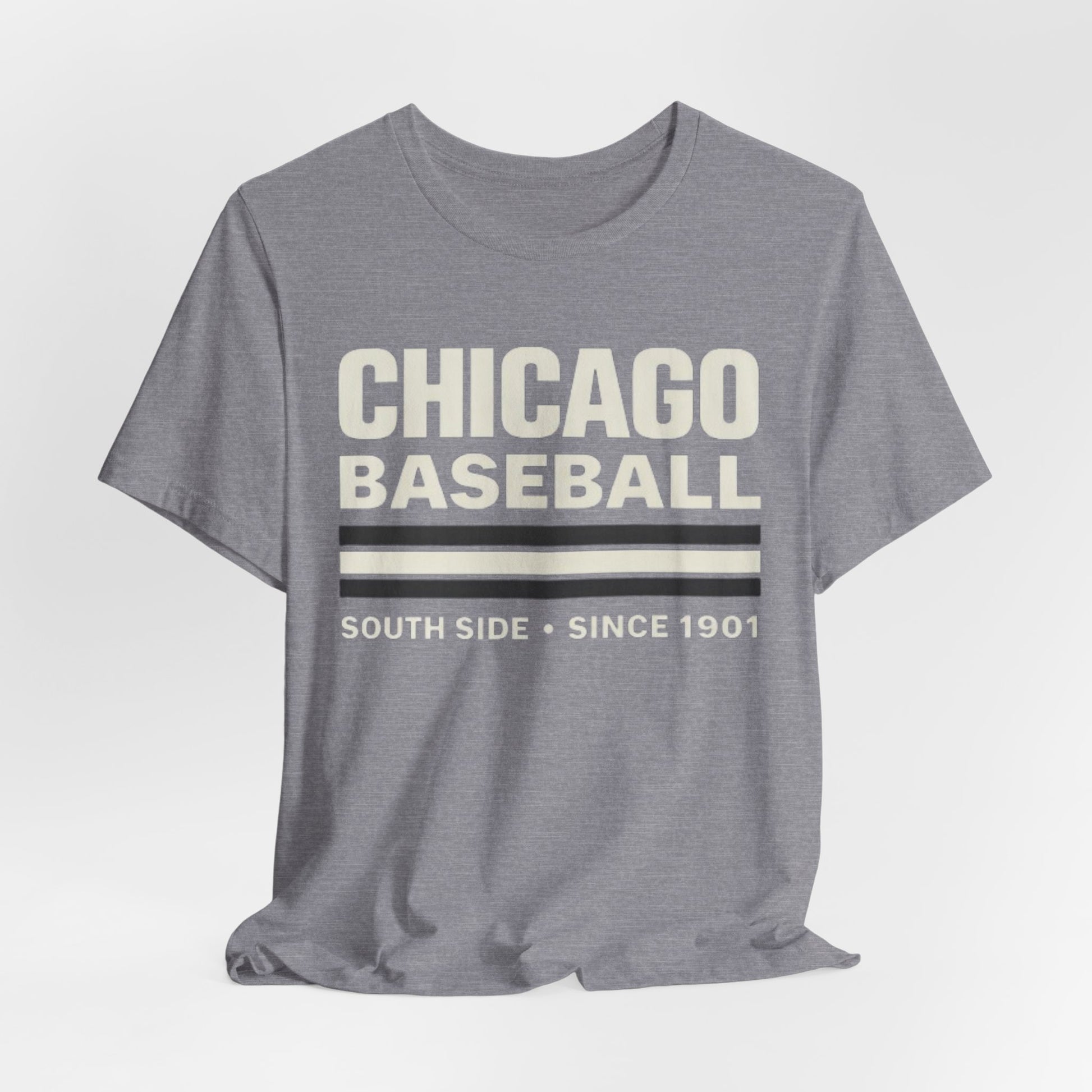 Lavender Chicago Baseball Tee — South Side Since 1901