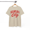 White Smoke Kansas City Varsity Vintage Script Tee