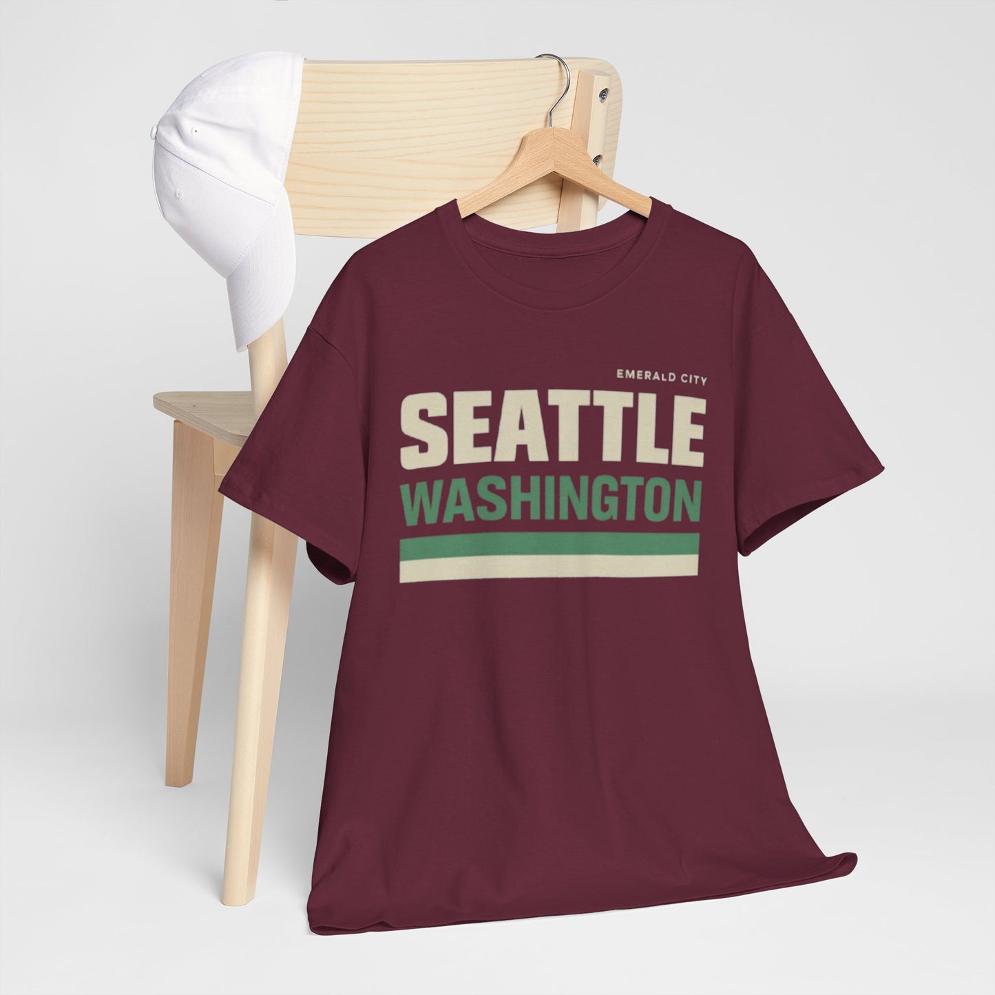 Seattle Washington Vintage Tee — Emerald City Retro Graphic T-Shirt