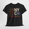 Dark Slate Gray NYC 2024 Athletic Tee — New York Sport Graphic T-Shirt