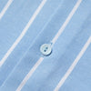 Light Steel Blue Men'S Long-Sleeve Striped Woven Dress Shirt Made of Pure