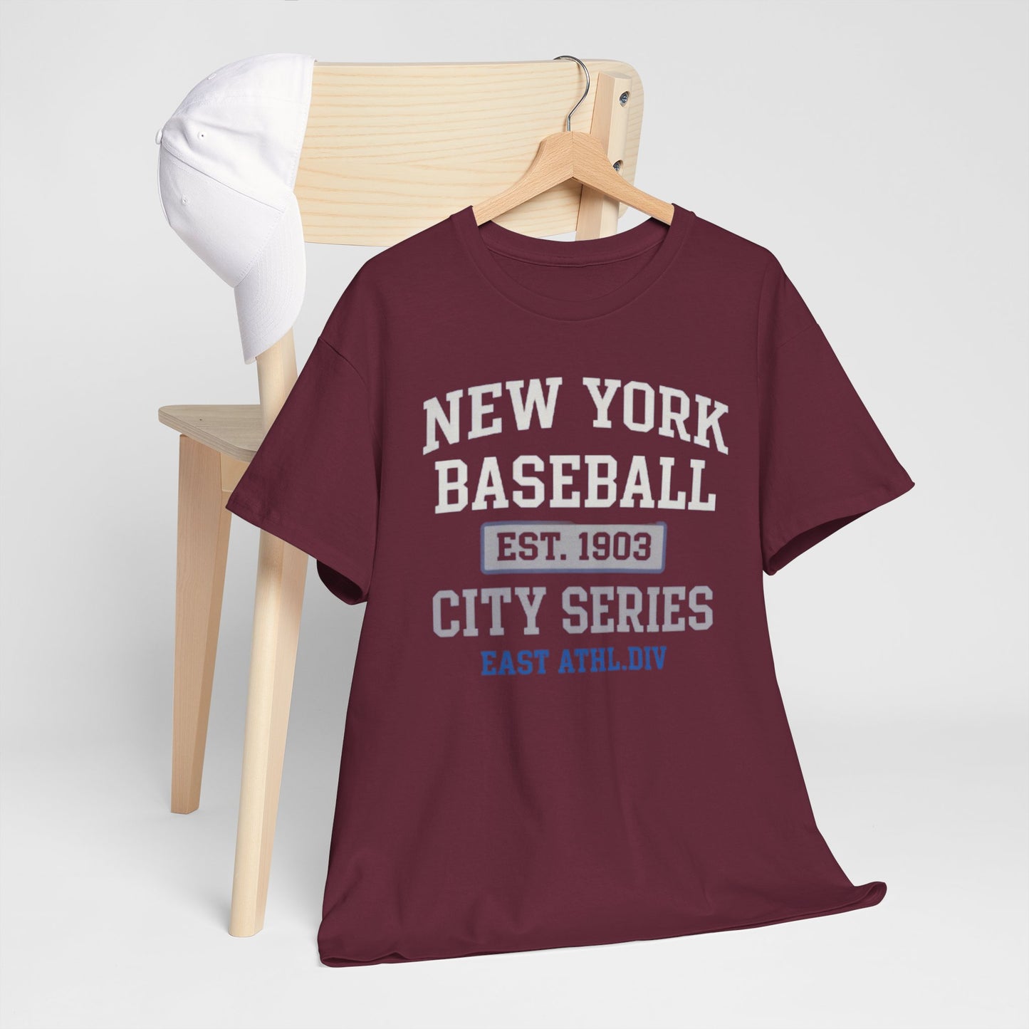New York Baseball City Series Tee – EST. 1903 Vintage Athletic T‑Shirt