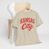 Lavender Kansas City Varsity Vintage Script Tee