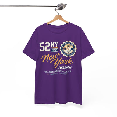 New York Athletic '52 NY' Graphic Tee — Vintage Collegiate Shirt – fan gear, casual fan outfit, image 1.0