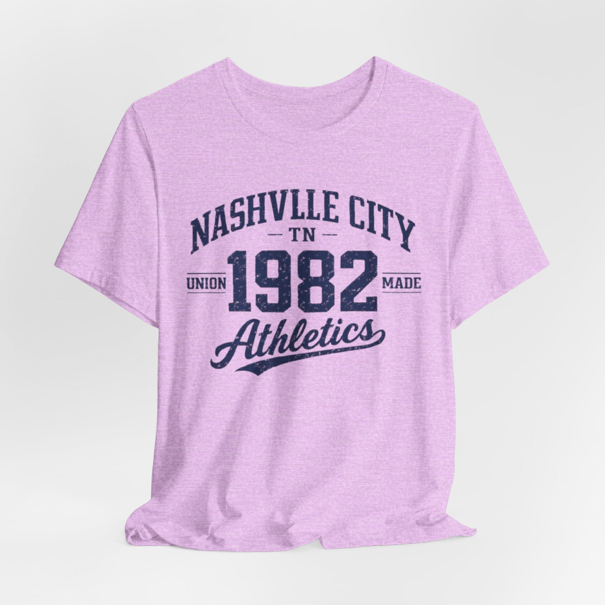 Lavender Nashville City 1982 Athletics T‑Shirt
