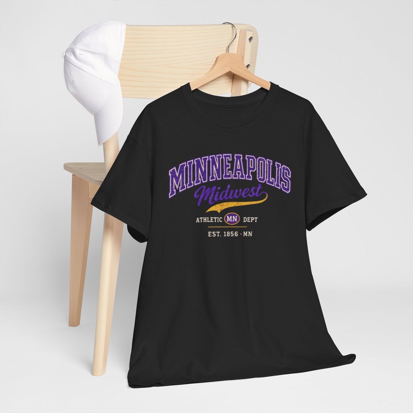 Minneapolis Midwest Athletic Tee — 'Minneapolis Midwest' Vintage Collegiate Graphic T-Shirt