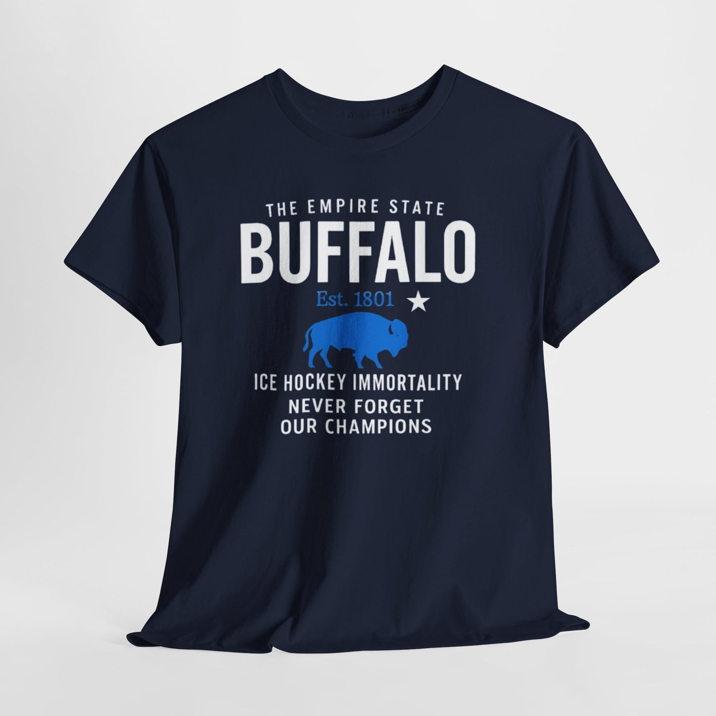 Buffalo Ice Hockey T-Shirt - "The Empire State" Tribute Tee