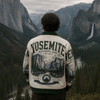 Yosemite National Park Mountain Landscape Jacket – Vintage Outdoor Adventure Streetwear Coat for Men &amp; Women