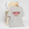 Gray Chicago Hoops Tee – Vintage Chicago Basketball Shirt