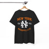 White Smoke New York Baseball City Tee — Est. 1962 Vintage Sports T-Shirt