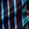 Black Men'S Casual Long-Sleeve Print Shirt, Stylish Classic Striped Top