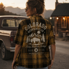 Colorado Mountain Club Plaid Button Up Shirt – Rocky Mountain Heritage Outdoor Shirt