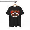 Cleveland Browns Football Logo Tee — Retro Brown & Orange Fan Shirt