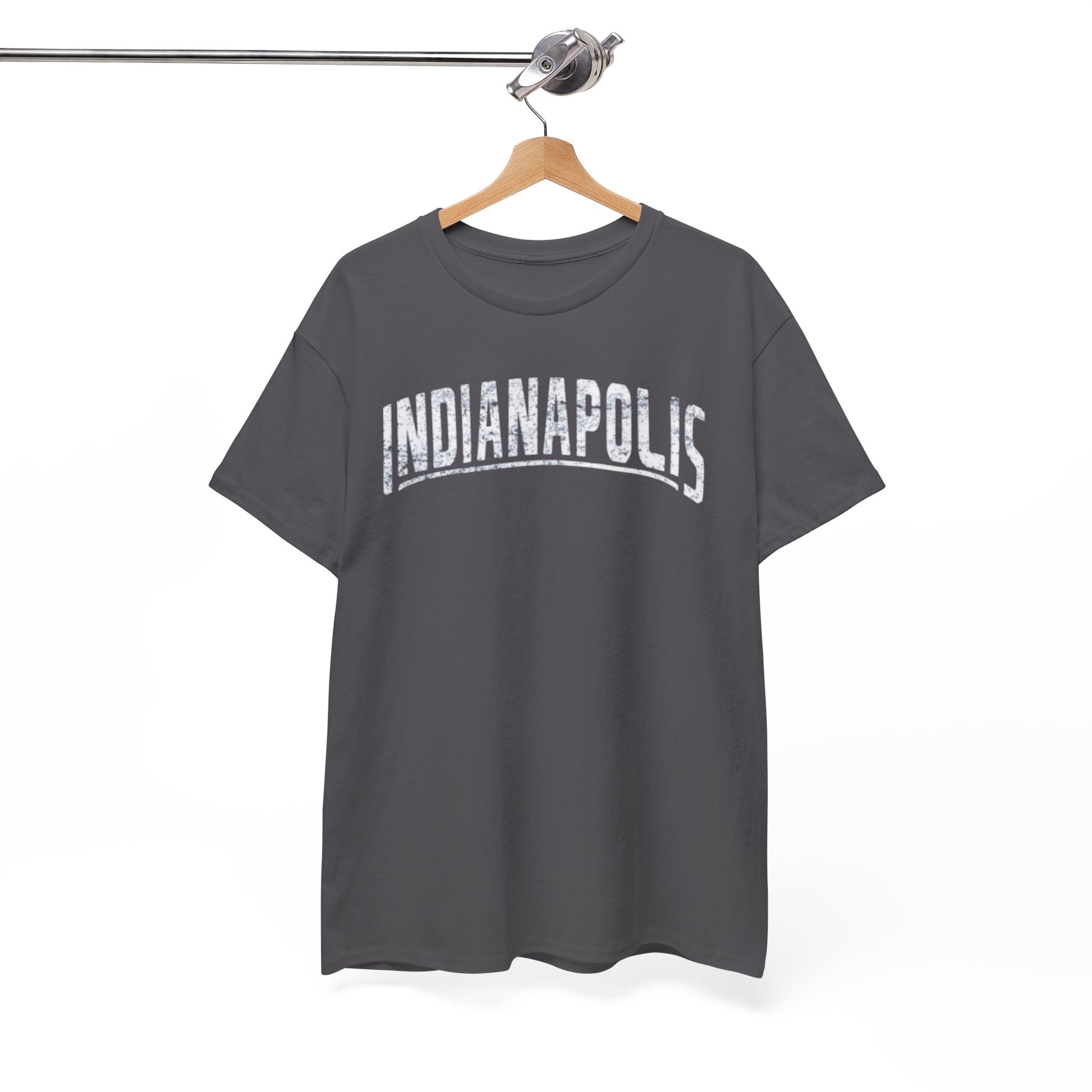 White Smoke Indianapolis Colts Vintage Graphic Tee — City Casual T‑Shirt