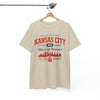 White Smoke Kansas City MO Skyline T-Shirt — Heart of America Athletic Tee