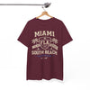 White Smoke Miami South Beach T-Shirt – FLA 305 Beach Lifestyle Streetwear tee