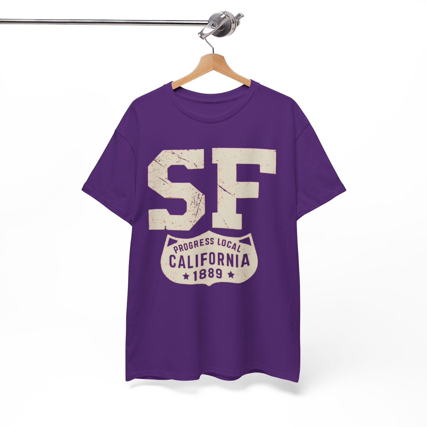 White Smoke San Francisco SF Vintage City T-Shirt – California Local Heritage Streetwear