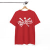 White Smoke New York Baseball T-Shirt — Crossed Bats tee