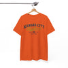White Smoke Kansas City Heartland Tee — Vintage Midwest Est. 1850 Cotton Shirt