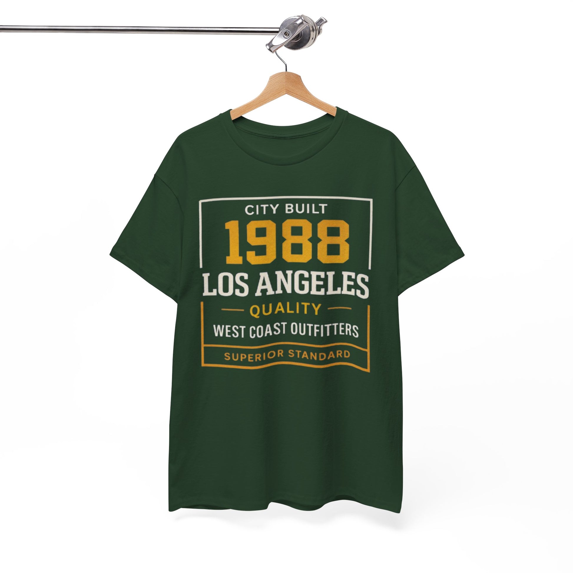 White Smoke 1988 Los Angeles Tee — Vintage City Built Graphic T-Shirt
