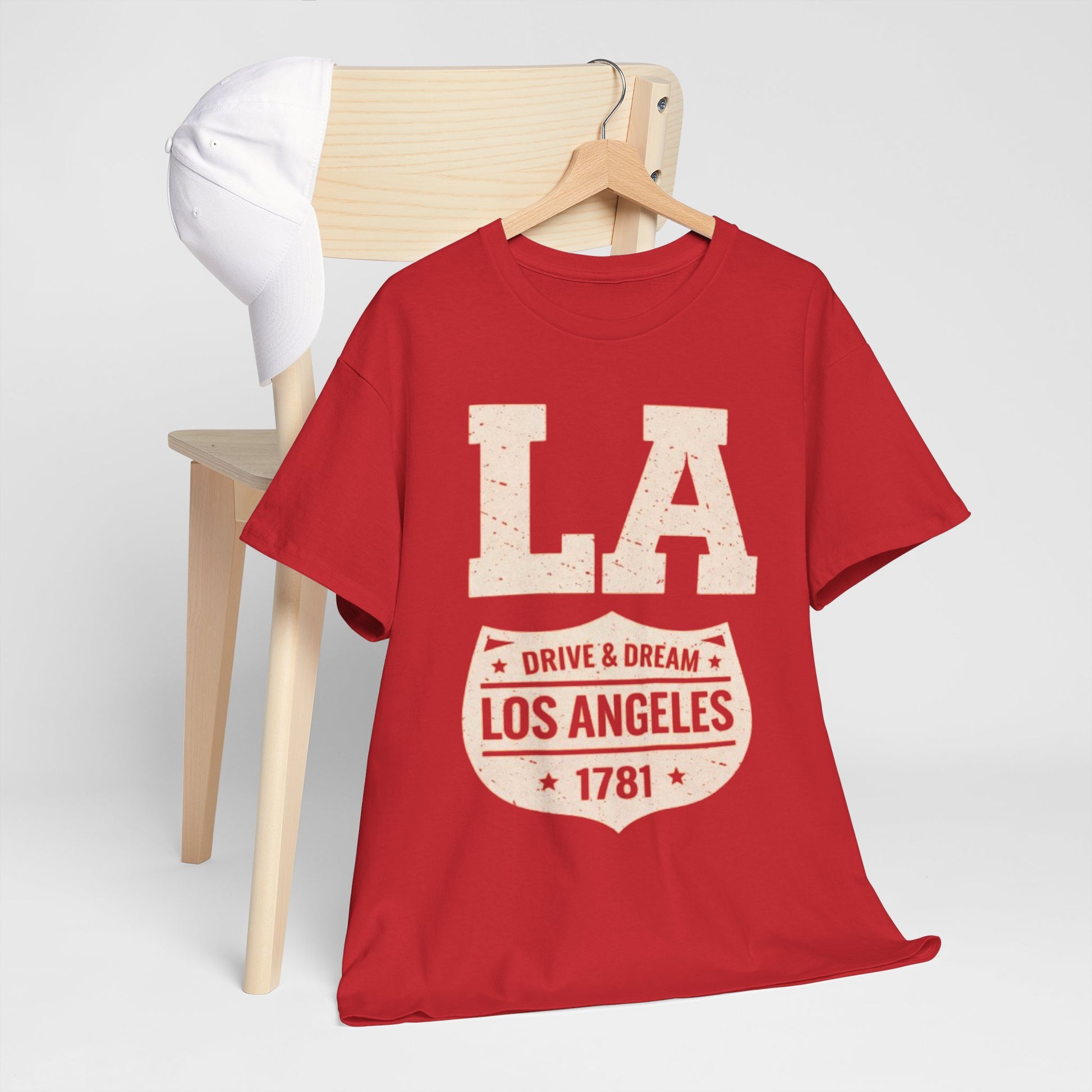 Lavender Los Angeles Drive and Dream T-Shirt – Oversized West Coast Streetwear City Tee
