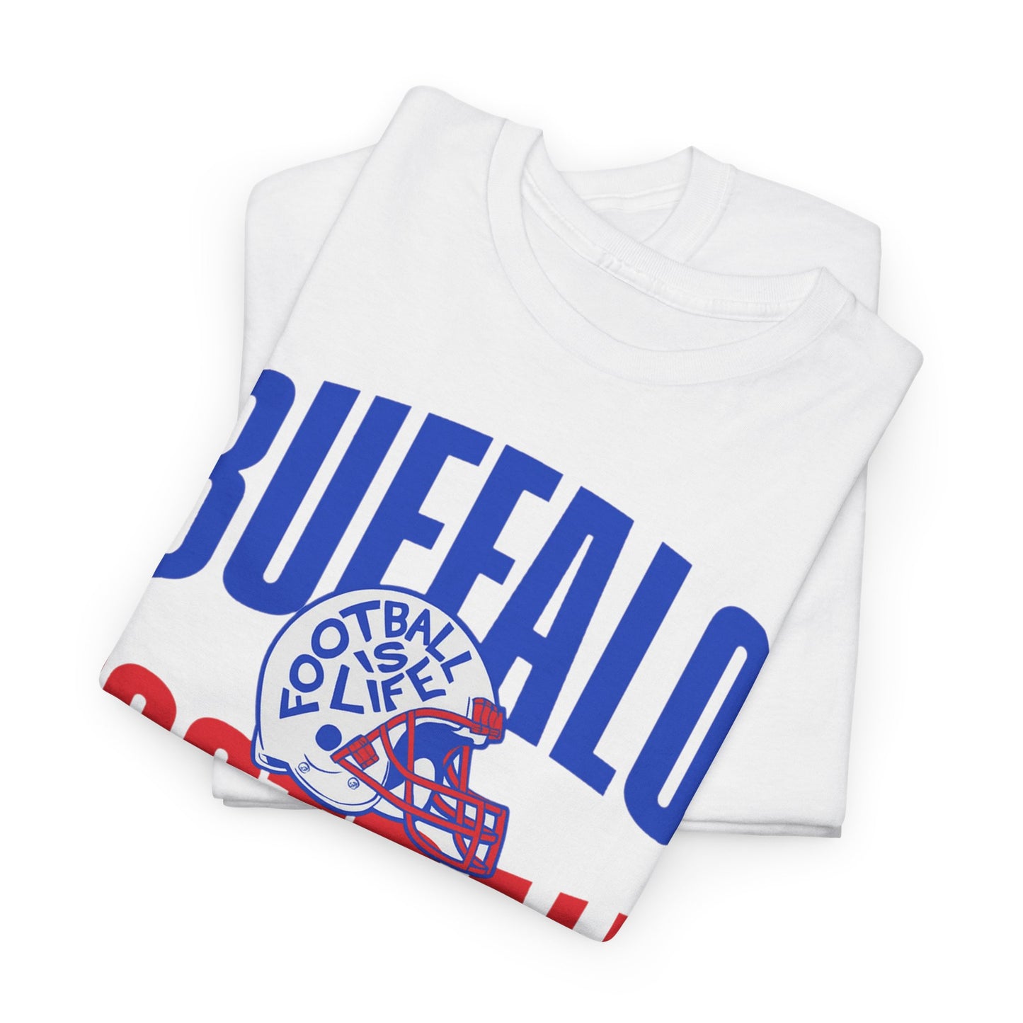Buffalo Football T-Shirt — Retro Helmet Sports Tee