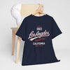 Dark Slate Gray Los Angeles Baseball Club California Graphic Tee