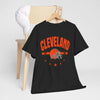 Cleveland Football Tee — Retro Helmet & Stars Fan Shirt