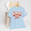 Light Blue Kansas City Retro Graphic Tee