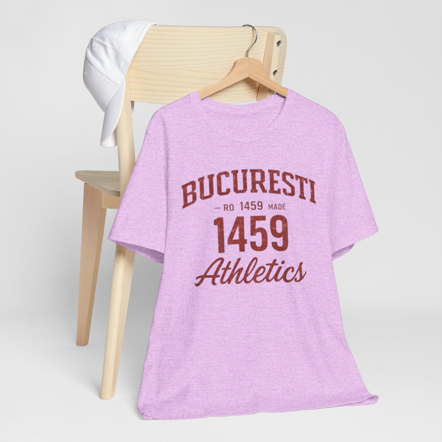 Tricou Atletism București 1459 stil universitar