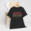 Dark Slate Gray Charlotte North Carolina Athletic Division  T Shirt – Navy Blue College League Graphic Tee