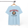 White Smoke City by the Bay San Francisco Sports Heritage T-Shirt – California Urban Graphic Tee