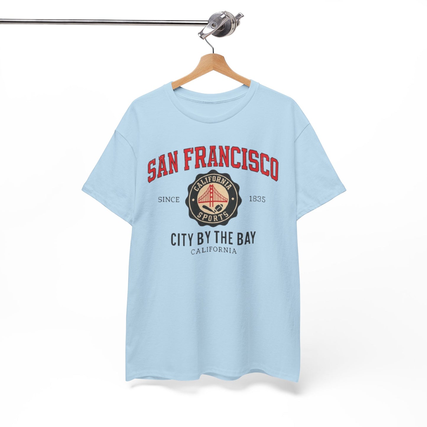 White Smoke City by the Bay San Francisco Sports Heritage T-Shirt – California Urban Graphic Tee