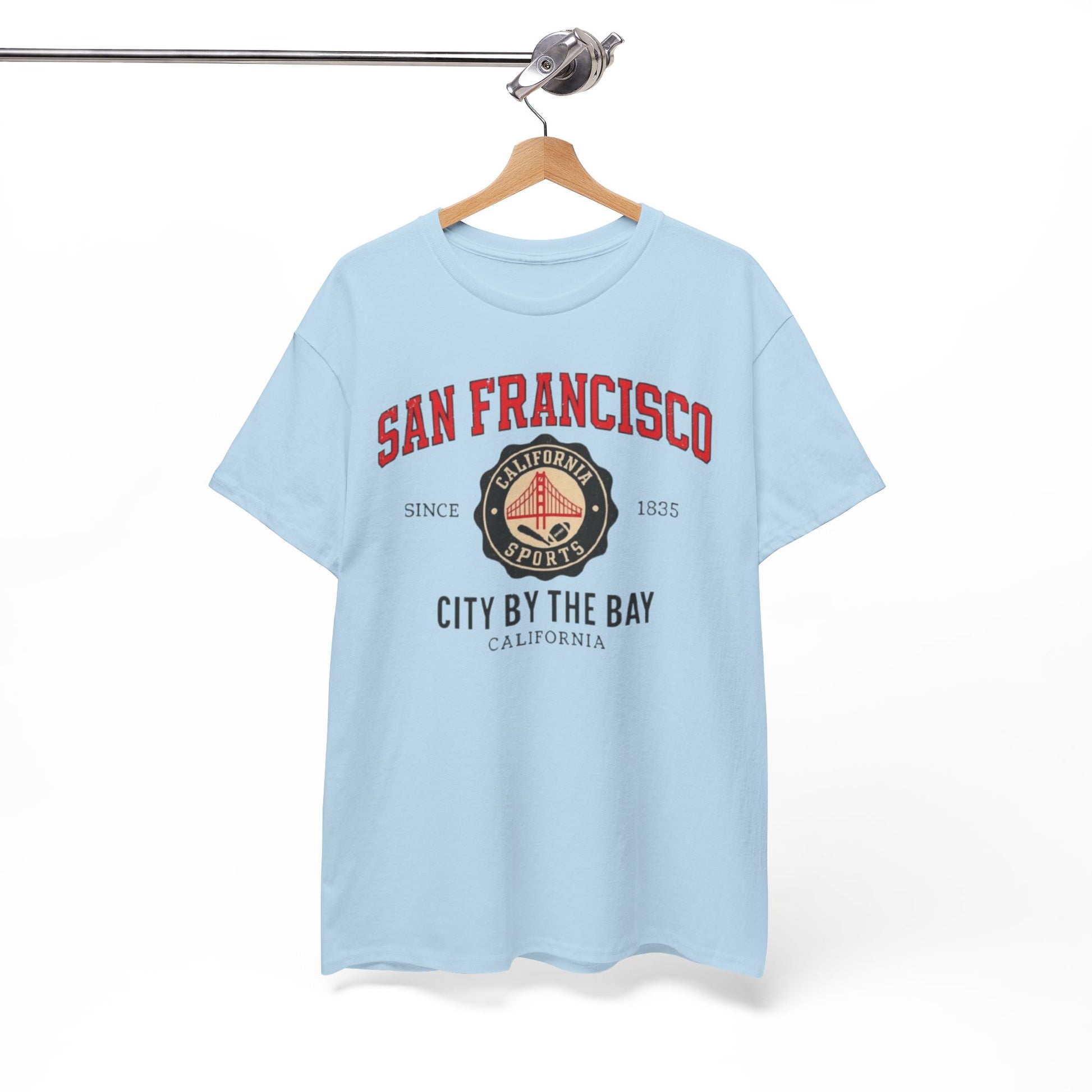 White Smoke City by the Bay San Francisco Sports Heritage T-Shirt – California Urban Graphic Tee