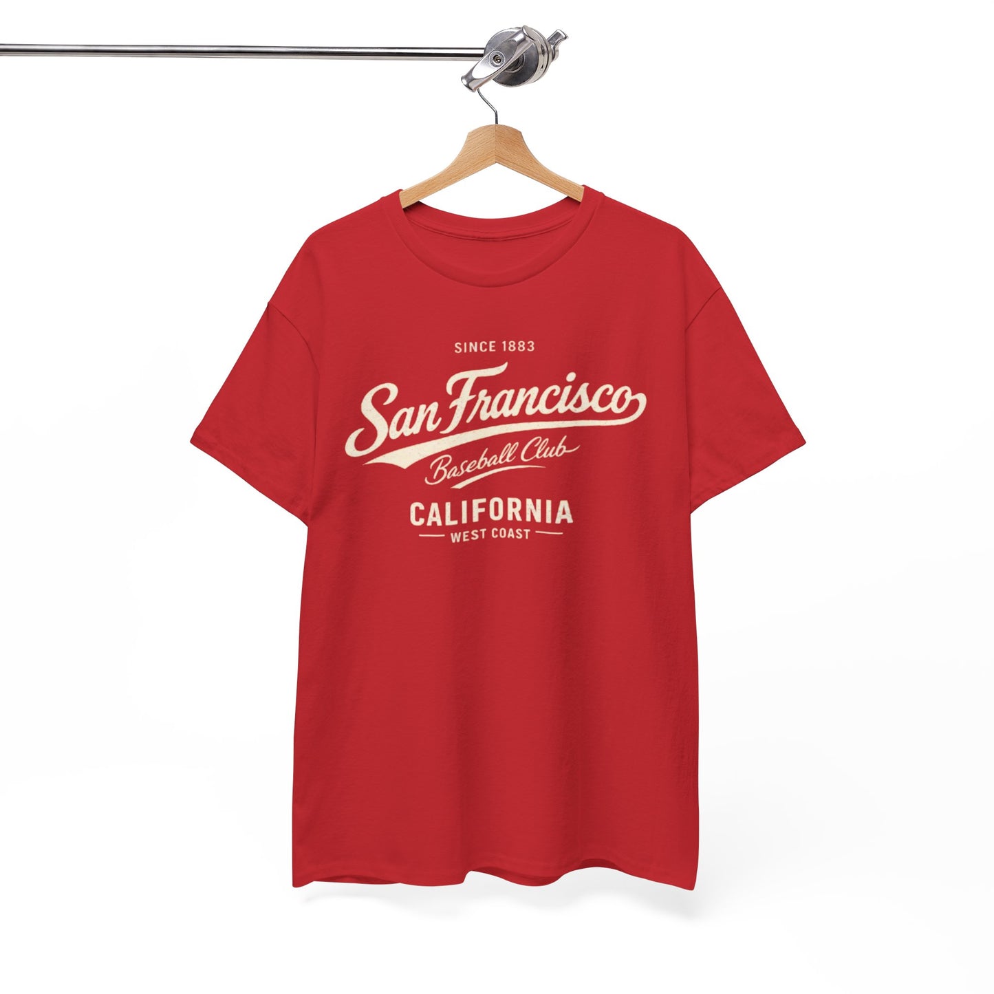San Francisco Baseball Club T-Shirt — California Vintage Script Tee
